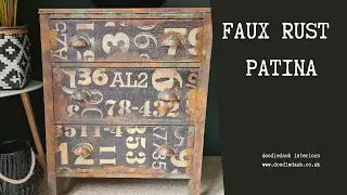 Faux rust effect! #youtubeshorts #homedecor #diy #painttechniques