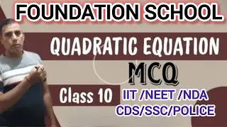 #QUADRATIC EQUATION #MCQ