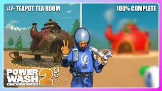 Powerwash Simulator 2 - Teapot Tea Room 100% Complete (no commentary)