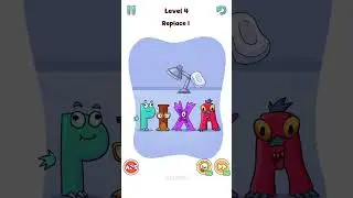 Alphabet DOP: Delete Puzzle | Android/iOS Gameplay | Alphabet Lore Game | Level 4 #shorts