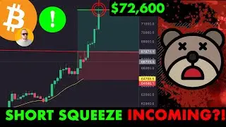 $72,600 NEXT?! 🎯 #BITCOIN 🚨 MAJOR SHORT SQUEEZE POTENTIAL 📈🚀