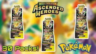 Opening up 3 Mega Dream EX Booster Boxes aka Ascended Heroes