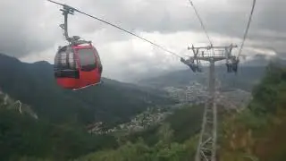 Chandragiri Cable Car: Gloomy Ride from Top to Bottom Station