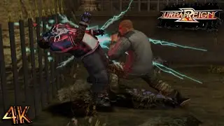 Urban Reign | Bain | Challenge Battle | pcsx2(PS2) wide-screen 4k Gameplay.