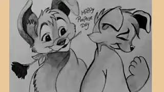 #Propose Day Drawing/Proposed day greeting cards/Proposed day card 44k views