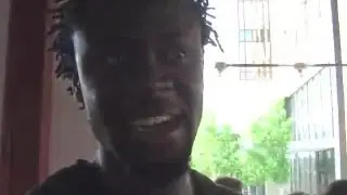 Sporting KC forwards Kei Kamara and C.J. Capong at Chipotle