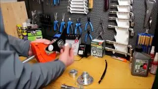 Montage d'une tête alu sur débroussailleuse