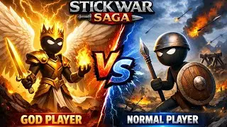 Stick War GOD Player vs Normal Player l🤔