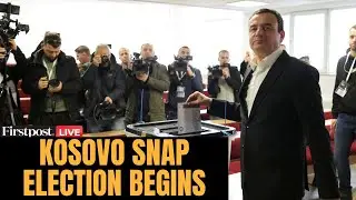 Kosovo Snap Elections LIVE: Polls Begin After Months of Political Crisis | PM Kurti Votes |Firstpost