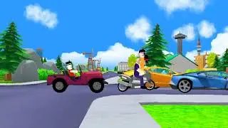 Dude Theft Kart But Stoopid #dudetheftwars #sprunki #animation #exe 