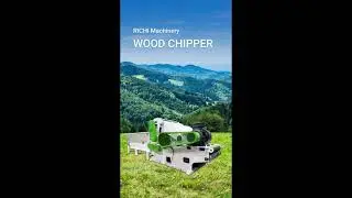 Running Wood Pallet Chipper | Powerful On-Site Wood Waste Processing