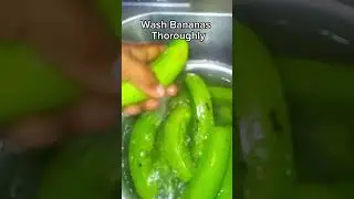 Simple Way To Cook Green Bananas#shorts