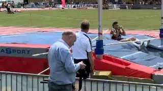 AAA's u20 Mens Pole Vault Cameron 5m foul
