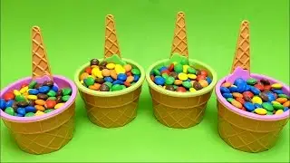 M&M's Hide & Seek Surprise Toys - Teletubbies Play-Doh DIY Molds