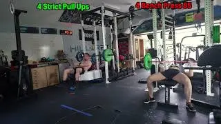 Bench Press / Strict Pull Up / Double Under