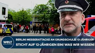 BERLIN: Messerattacke an Grundschule! 13-Jähriger sticht auf 12-Jährigen ein! Was wir bisher wissen!