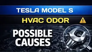 Запах из системы кондиционирования Tesla Model S во время работы &ndash; возможные причины.
