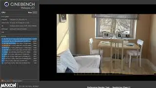 20C40T Xeon E5 2450L v2 デュアル CINEBENCH R20 結果