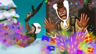 Modern Warfare Remastered Funny Moments - Christmas Crash, Melee Weapons!