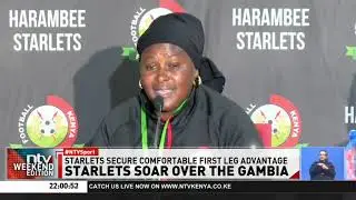Harambee Starlets beat Gambia 3&ndash;1 in first leg of their 2026 Women&rsquo;s Africa Cup of Nations qualifier