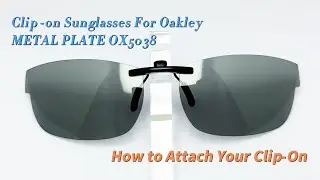 For Oakley Metal Plate (55) OX5038 55&times;18 5038 | Custom Polarized Clip-On Lenses (Adapt Grey) Review