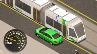 Passing or overtaking trams