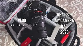 WHAT'S IN MY CAMERA BAG 2026 ( photographer, unbox, bag, shoot, freelance, toronto GTA)