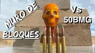 ¿Puede un 50 BMG atravesar una pared de blocks de concreto?