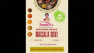 HOME MADE MASALA'S | AmmA's food products | HOME PREPARATION