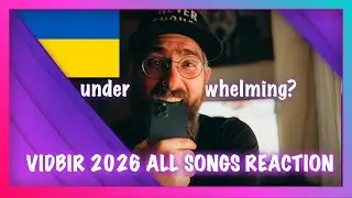 Vidbir 2026 All Songs Reaction | Eurovision 2026 Ukraine