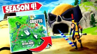 *NEW* FOLLOWING BOSS WOLVERINE *ALL GAME* LEADS TO SECRET FORTNITE LOCATION! (Battle Royale)