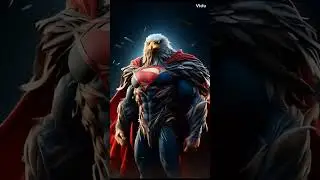 superman vs eagle 🦅 #superman #memes #music #thor #avengers #gose #shorts #fusion #funny #beach