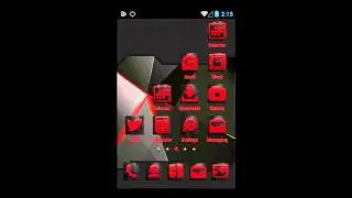 Abstract Theme With Custom Design For Android Device