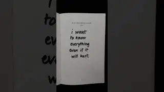 for my peace of mind and closure, thank you