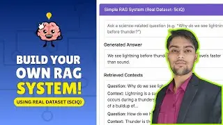 Создайте собственную систему RAG с использованием реальных наборов данных (SciQ) и GPT-2 | Пошаго...