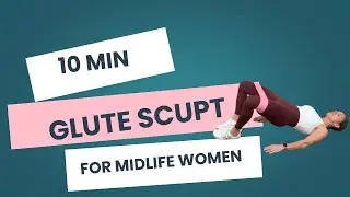 10-Minute Glute Workout for Women Over 40 | Lift & Sculpt Your Booty at Home