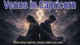 Venus in Capricorn: Delayed Love, Karmic Marriage & Authority Attraction | Saturn&rsquo;s Test of Desire