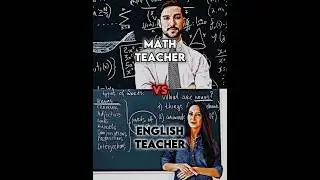 Math Teacher vs English Teacher #shorts