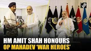 Home Minister Amit Shah honours Indian Army soldiers involved in Op Mahadev for Pahalgam revenge