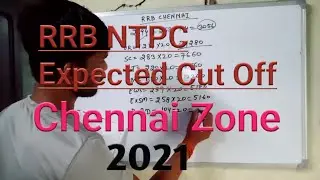 Ntpc Chennai Cut Off 2021 | rrb ntpc cbt 1 expected cut off 2021 chennai | ntpc cut off 2021
