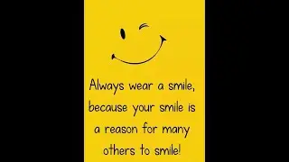 Always Wear A Smile