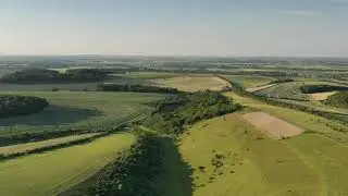 Berkshire Downs evening flight