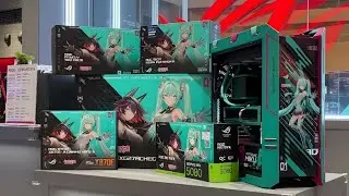💙 Ultimate ROG Hatsune Miku Gaming PC Build 2025 | RTX 5080 + Ryzen 9 9950X3D Beast Setup 💥 #gaming