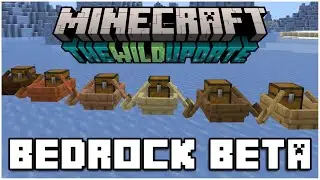 BOATS WITH CHEST, DEEP DARK + MORE! Minecraft Bedrock Beta 1.19 The Wild Update