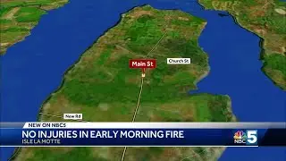 No injuries in morning fire in Isle La Motte