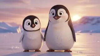 🐧❄️🎵 A mini pingvin tipeg tova | Gyerekdal | Aranyos kis pingvin