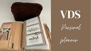 Vanderspek Personal Planner 30mm Rings | Janet Leather Undyed | FCC sized inserts