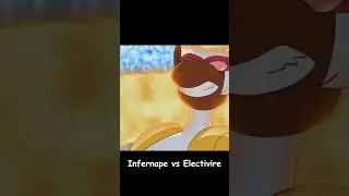 Ash's Infernape vs Electivire / ASH vs PAUL #shorts #pokemon #hindi