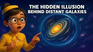 The Optical Illusion of Distant Galaxies &mdash; Explained Simply 🌌👁️
