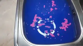 Whirlpool inside the case BLUE COLOR and YELLOW small balls